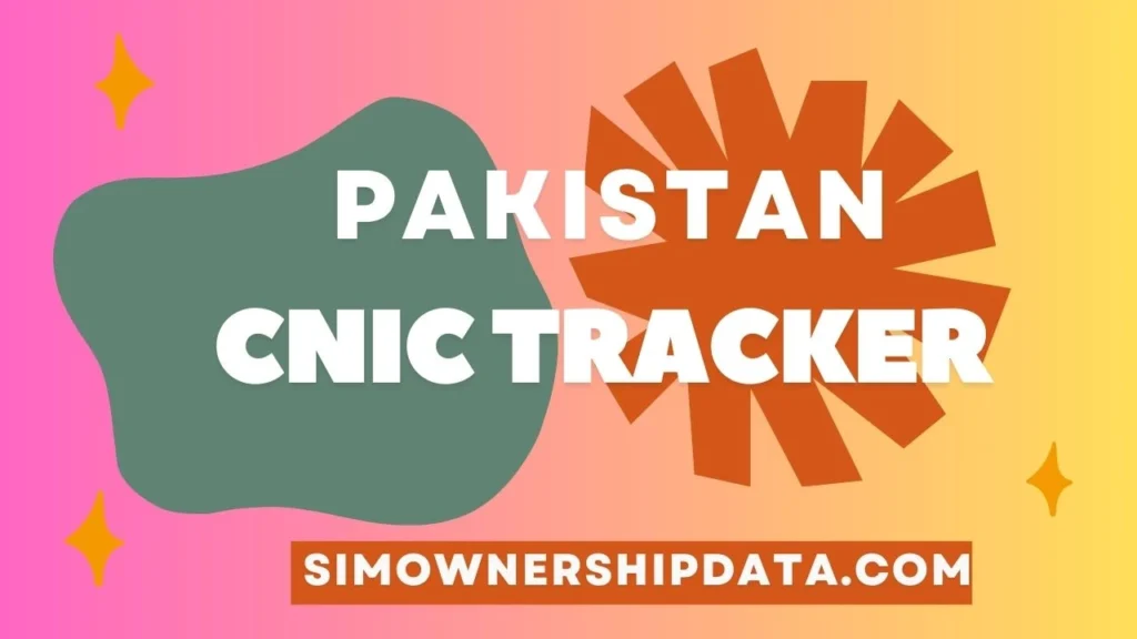 CNIC Tracker